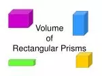 Volume of Rectangular Prisms - slide 1