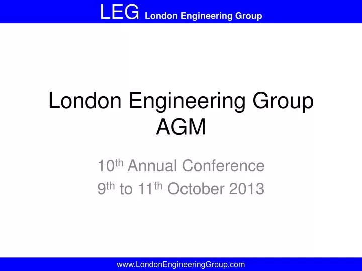 london engineering group agm