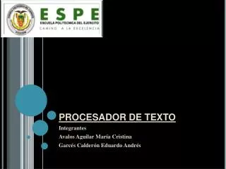 procesador de texto