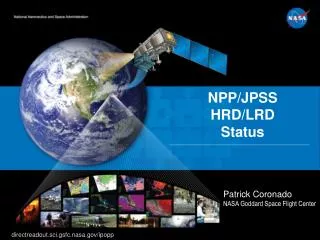 NPP/JPSS HRD/LRD Status