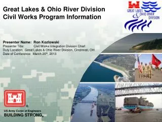 Great Lakes &amp; Ohio River Division Civil Works Program Information