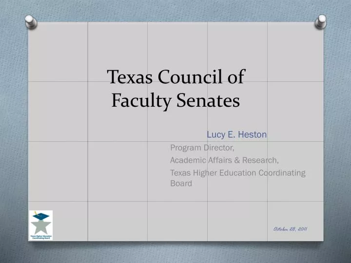 texas council of faculty senates