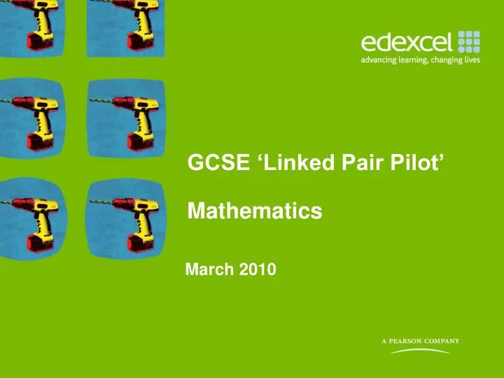 gcse linked pair pilot mathematics