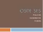 OSDE-SES - slide 1