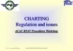 CHARTING Regulation and issues - slide 1