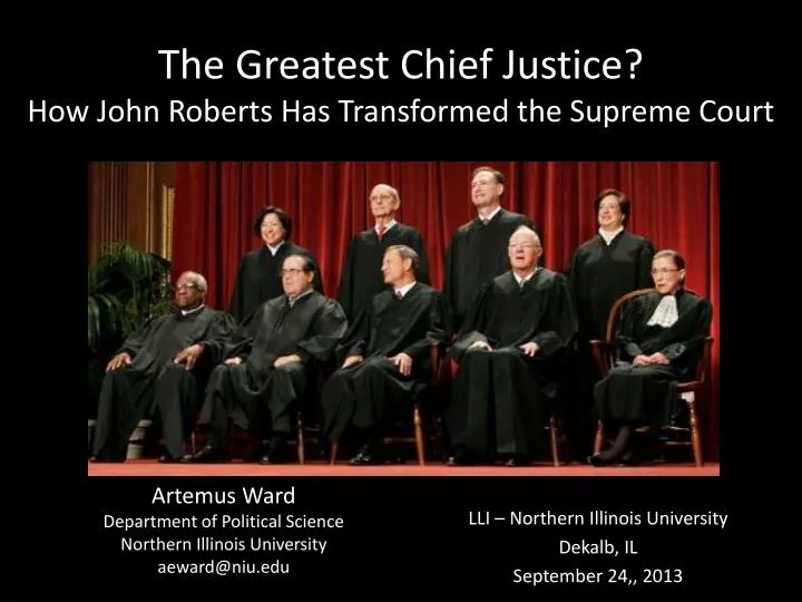the greatest chief justice how john roberts has transformed the supreme court