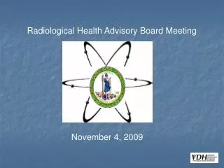 Radiological Health Advisory Board Meeting