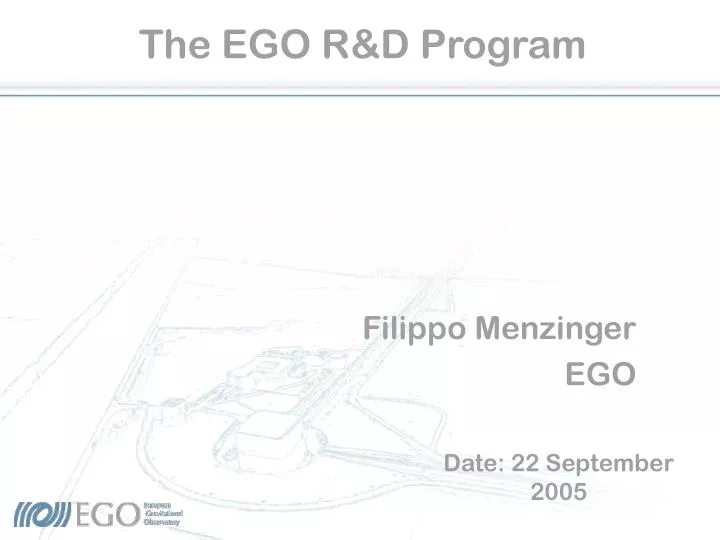 the ego r d program