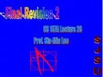 Prof. Sin-Min Lee - slide 1