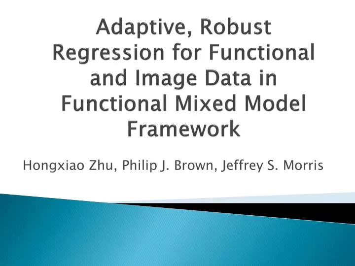 adaptive robust regression for functional and image data in functional mixed model framework