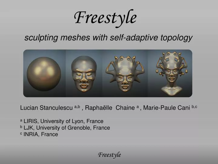 sculpting meshes with self adaptive topology