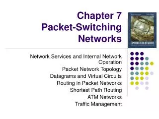 chapter 7 packet switching networks