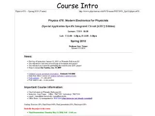 Course Intro