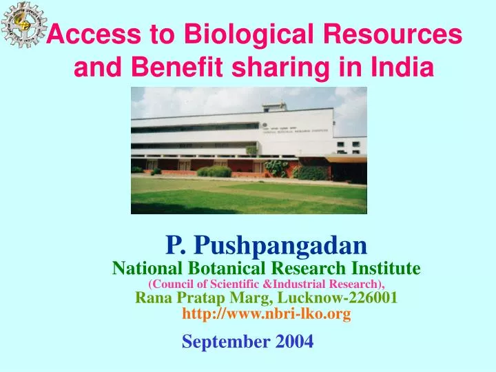 access to biological resources and benefit sharing in india