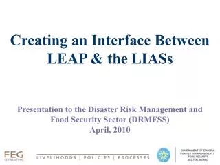 Creating an Interface Between LEAP &amp; the LIASs