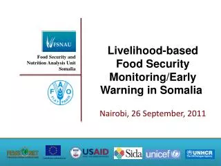 Food Security and Nutrition Analysis Unit Somalia