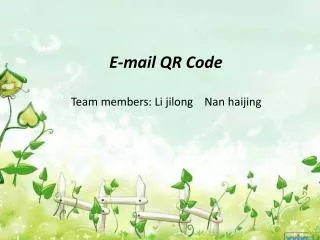 E-mail QR Code