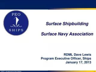 Surface Shipbuilding Surface Navy Association