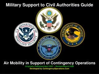 Military Support to Civil Authorities Guide