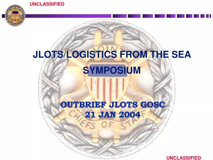 outbrief jlots gosc 21 jan 2004