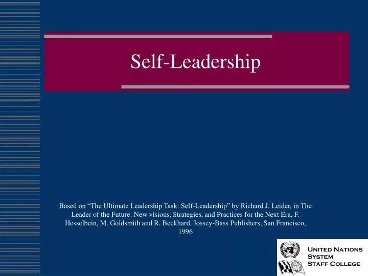 self leadership