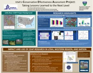 Historic Water Quality Concerns High nutrients Impacts on downstream Cutler Reservoir