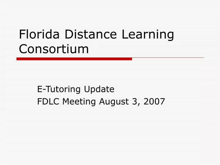 florida distance learning consortium