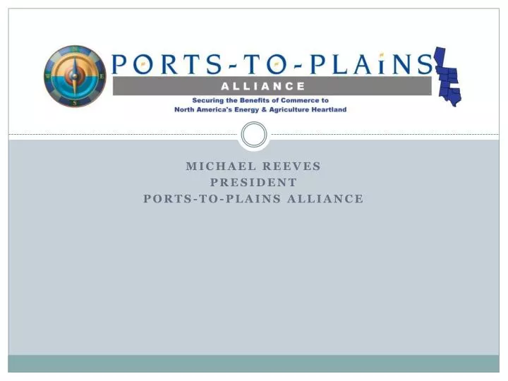 michael reeves president ports to plains alliance
