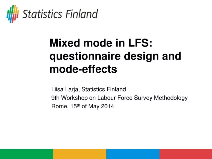 mixed mode in lfs questionnaire design and mode effects