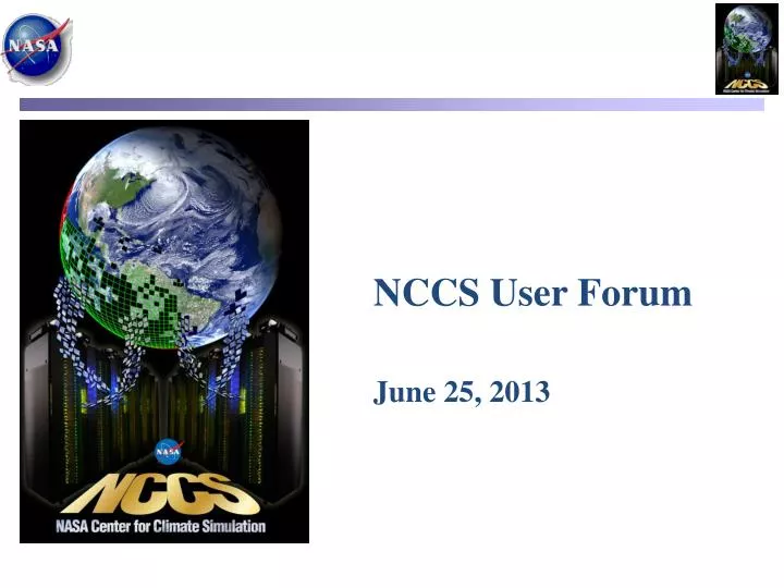 nccs user forum june 25 2013