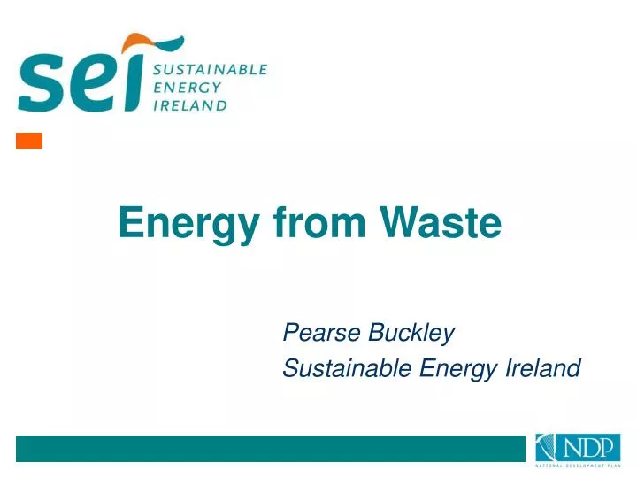 pearse buckley sustainable energy ireland