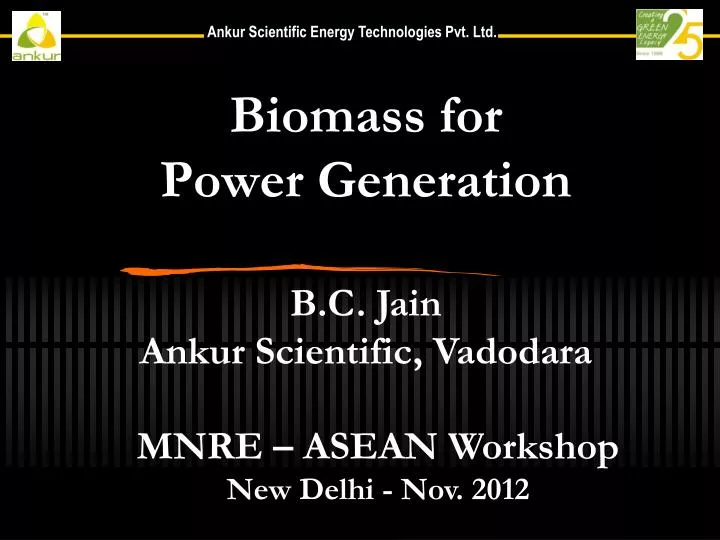 biomass for power generation