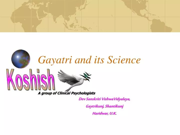 gayatri and its science