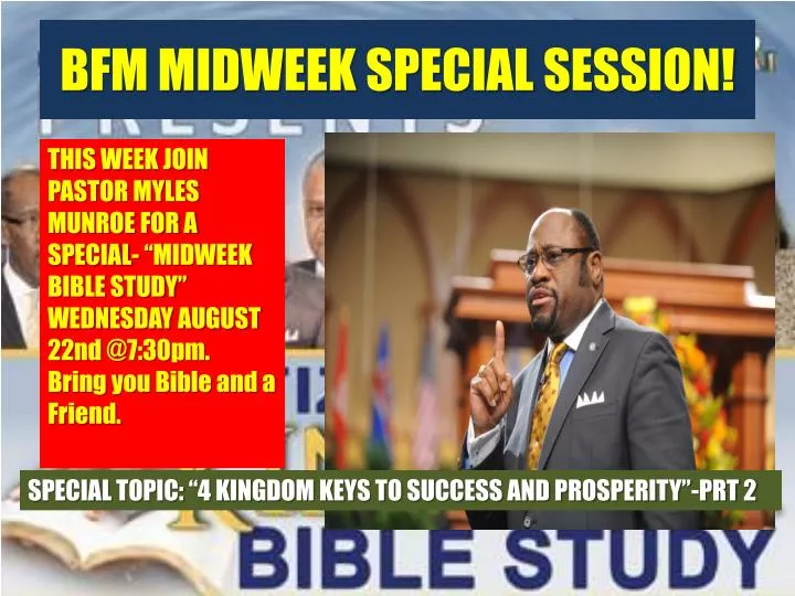 bfm midweek special session