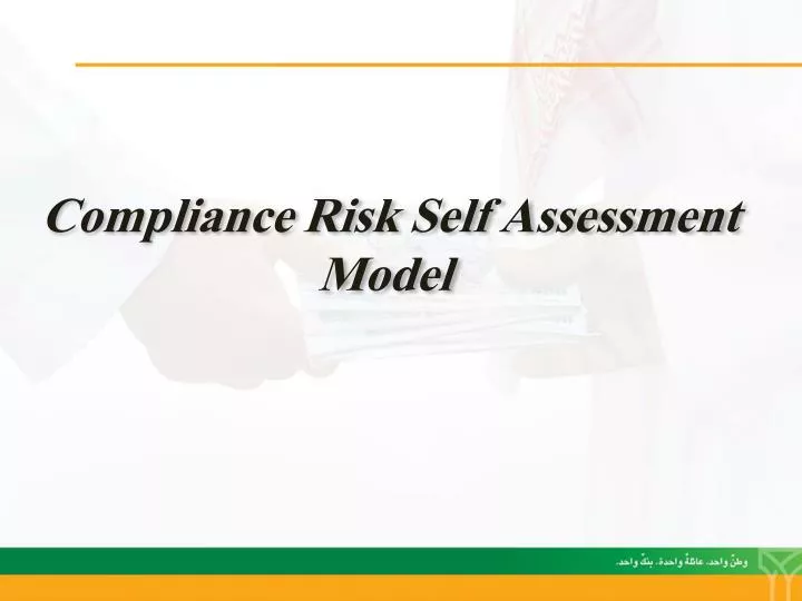 compliance risk self assessment model