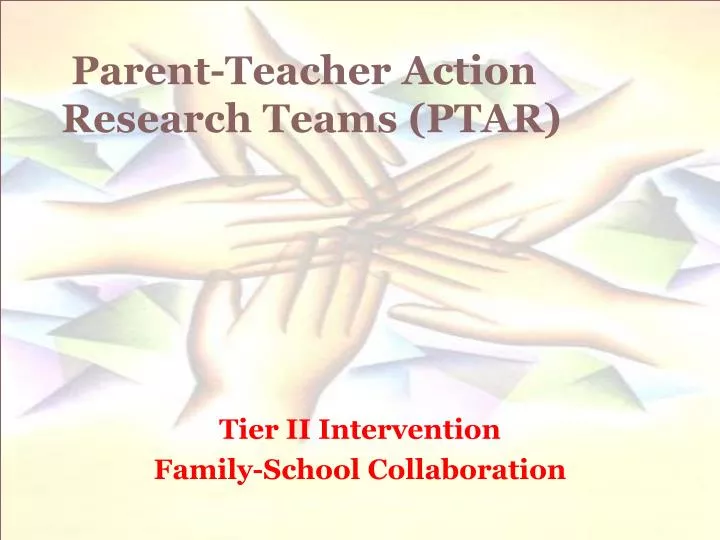parent teacher action research teams ptar