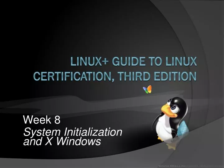 week 8 system initialization and x windows