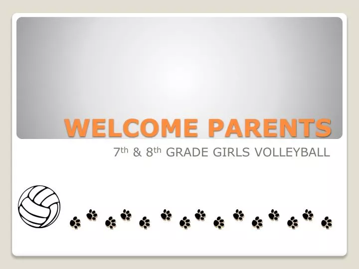 welcome parents