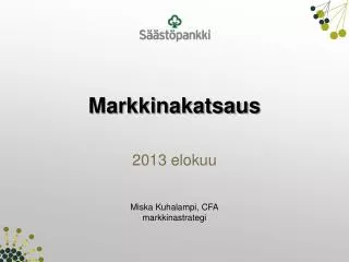 markkinakatsaus