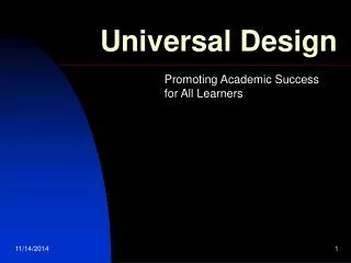 universal design