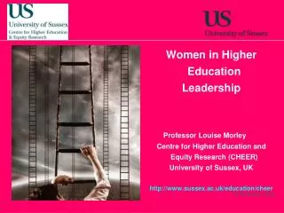 Women in Higher Education Leadership Professor Louise Morley