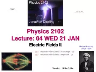 Physics 2102 Lecture: 04 WED 21 JAN
