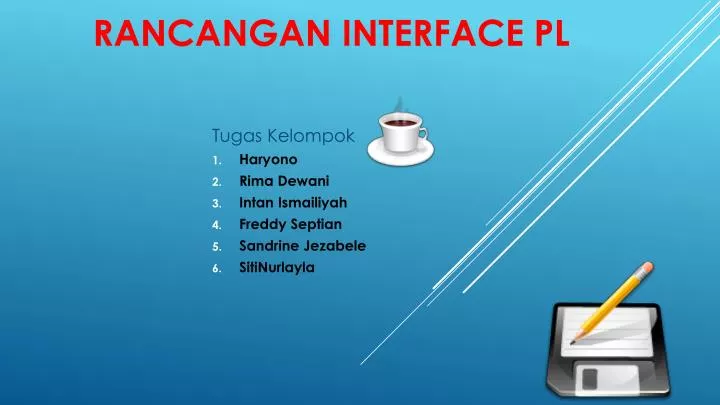 rancangan interface pl