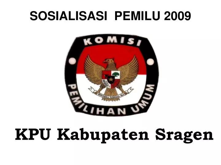 sosialisasi pemilu 2009