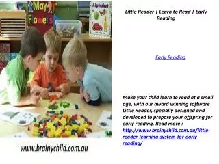 Little Reader | Learn to Read | Early Reading