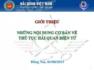 gi i thi u nh ng n i dung c b n v th t c h i quan i n t