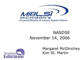 NASDSE November 14, 2006