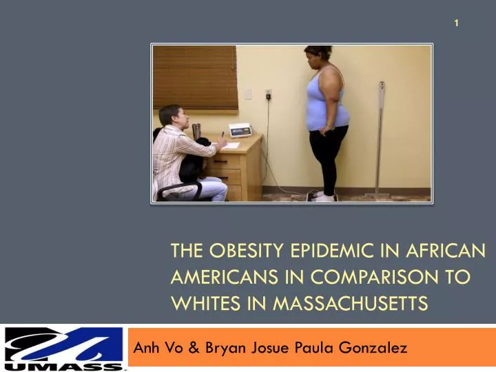 the obesity epidemic in african americans in comparison to whites in massachusetts