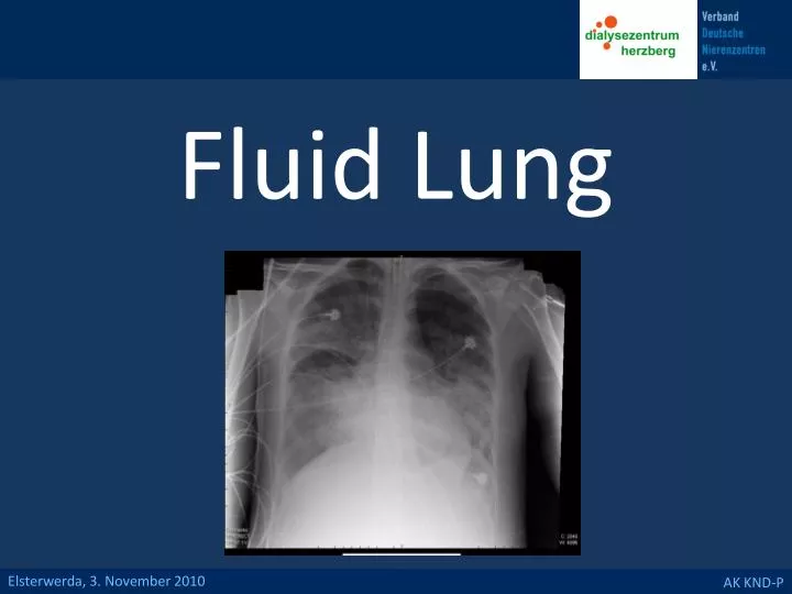 fluid lung