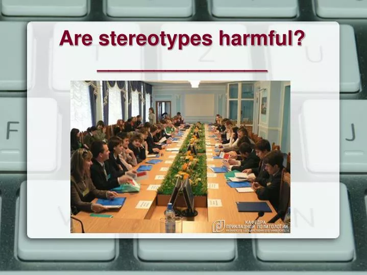 are stereotypes harmful